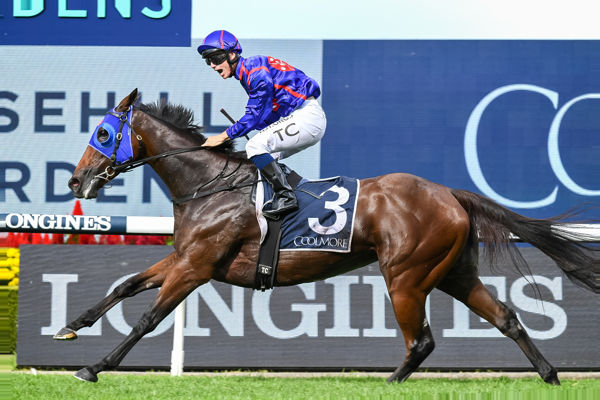 Krone wins the G1 Coolmore Classic, an MM 2YO's in Training Sale graduate.
