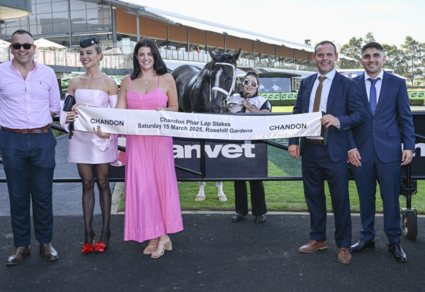 Lazzura and her happy owners - image Bradley Photography