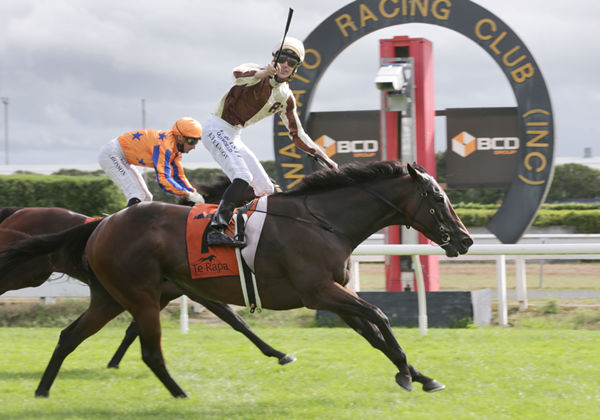 Levante defeats Entriviere to capture her second consecutive Group One victory in the Gr.1 BCD Group Sprint (1400m) at Te Rapa Photo Credit: Trish Dunell