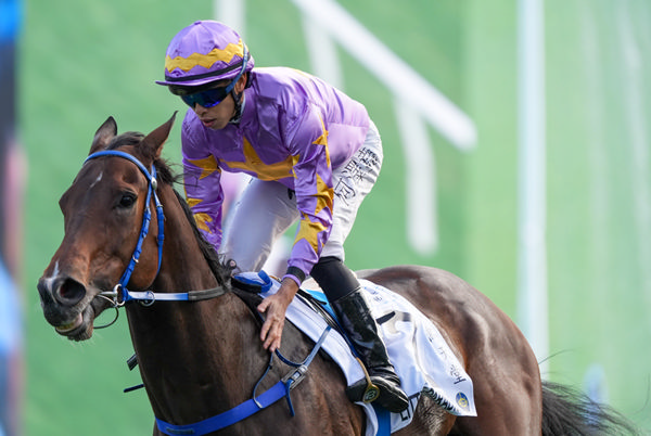 Little Paradise wins the HK Classic Mile - image HKJC