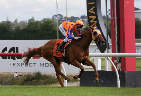 Need I Say More wins the G2 James and Annie Sarten Memorial Stakes. Photo Credit: Trish Dunell