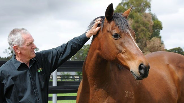 Northerly and his breeder Neville Duncan. 