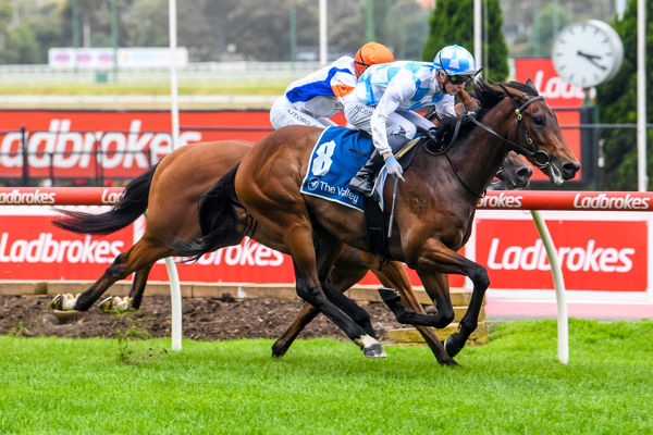 Ocean Beyons wins the Listed MVRC Mc Kenzie Stakes - Racing Photos.
