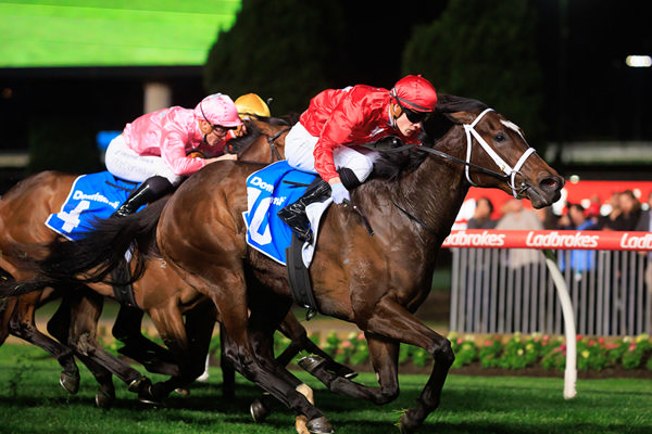 Snow Mercy Wins The G3 Scarborough Stakes - Image Grant Courtney