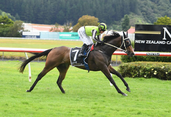 Smart three-year-old filly Rocababy made an impressive winning return at Trentham on Saturday Photo: Race Images PN (Grant Matthew)