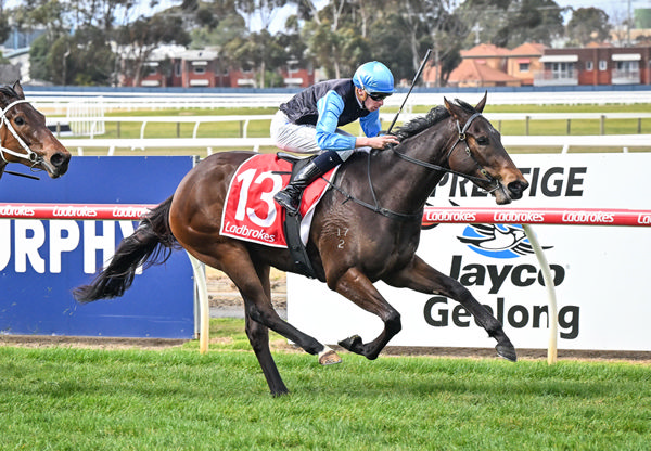 Rohesia opens her account at Geelong - image Reg Ryan/ Racing Photos