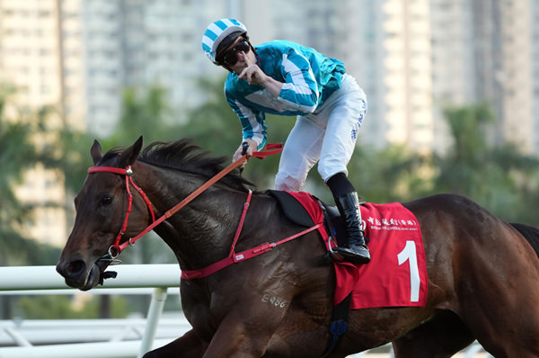 Romantic Warrior (IRE) back in winning form off a long break - image HKJC