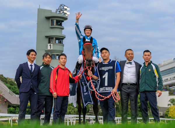 Romantic Warrior and his happy connections - image Grant Courtney