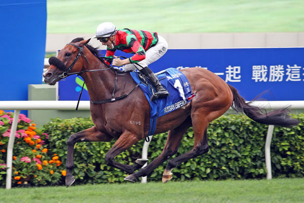 Russian Emperor wins his second Group I - image HKJC