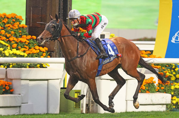 Russian Emperor wins his first G1 - image HKJC 