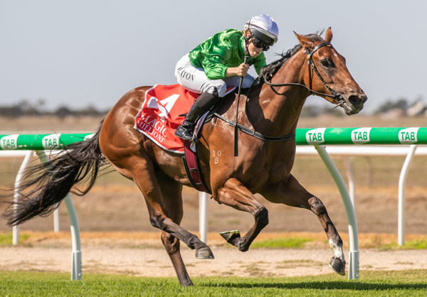 Scorched Earth wins the Magic Millions Adelaide 2YO Classic 