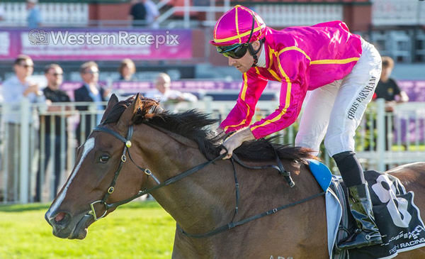 She's Fit wins the Listed Natasha Stakes - image Western Racepix