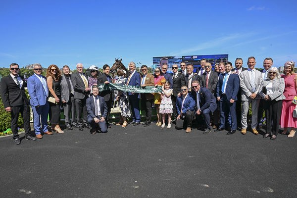 Shiki's Large Group Of Happy Owners Headed By Kurrinda Bloodstock - Image Bradley Photos