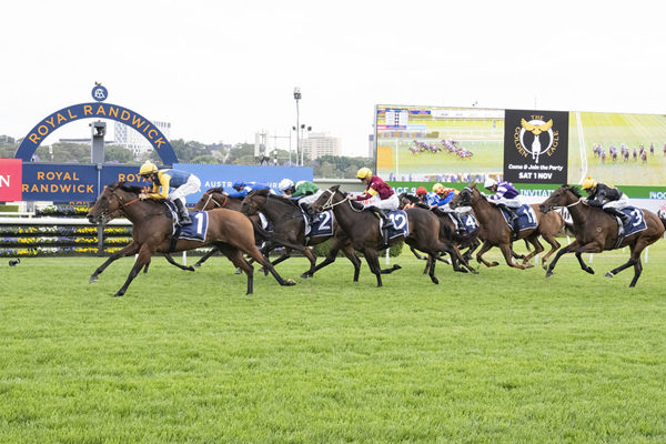 Coming With A Well Timed Run Down The Outside, Stefi Magnetica Wins $2m The Invitational - Image Bradley Photos