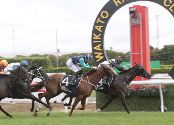 Wiremu Pinn will ride The Intimidator (inside) in the Gr.1 Gee & Hickton Funeral Directors Levin Classic (1600m) at Trentham on Saturday. Photo: Trish Dunell