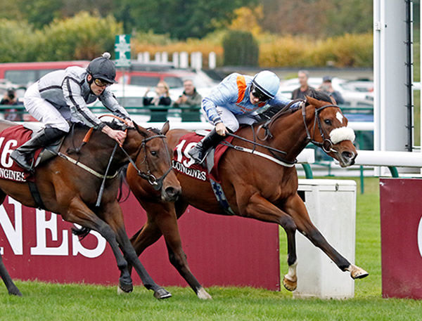 THE PLATINUM QUEEN became the first two-year-old to win the Group 1 Prix de l'Abbaye de Longchamp since 1978