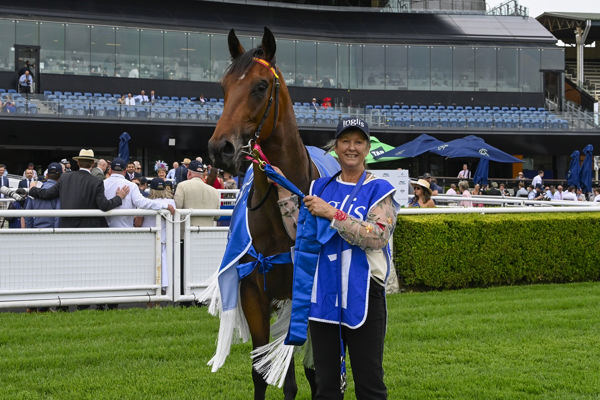 Where's the Circus pictured with Michelle Ritchie, who was also on strapping duties - image Bradley Photos