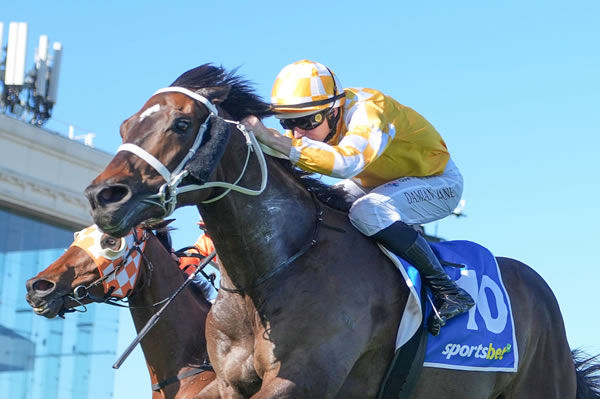 Wootton Verni (FR) wins the G3 Coongy Cup - image Scott Barbour / Racing Photos