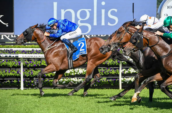 Microphone wins the G1 Sire's Produce Stakes - image Steve Hart