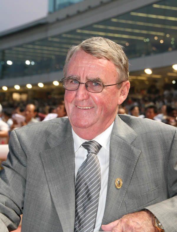 Champion trainer Laurie Laxon pictured in Singapore In 2008 Photo: Bruno Cannatelli