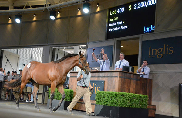 Groundswell topped the 2018 Inglis Australian Easter Yearling Sale.